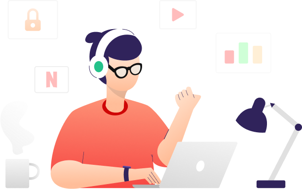 a woman working on a laptop